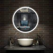 Round Led Bathroom Wall Mirror Demister