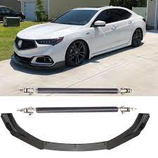 carbon fiber black for acura tlx front