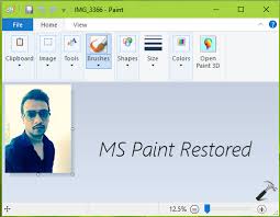Enable Classic Paint App In Windows 10