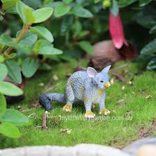 Possum Fairy Garden Ornaments