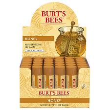 burt s bees honey lip balm display 36