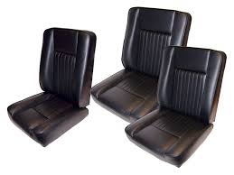 Land Rover Series Front Seats Black