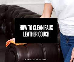 how to clean faux leather couch 9 easy