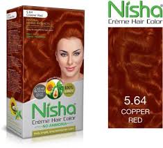 But here's the thing… this could look reminiscent of a bad dye job if done incorrectly. Nisha Creme Hair Color 5 64 Copper Red Copper Red 5 64 Price In India Buy Nisha Creme Hair Color 5 64 Copper Red Copper Red 5 64 Online In India Reviews Ratings Features Flipkart Com