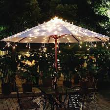 how to set up patio umbrella lights