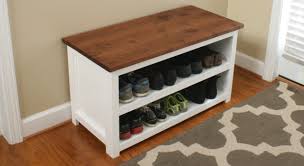 Diy Adjustable Shoe Storage Bench