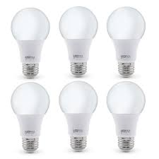 Ledpax Technology 60 Watt Equivalent A19 Dimmable Led Light Bulb 6 Pack A19d 3k 6 The Home Depot