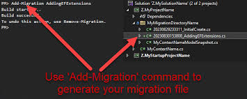 add migration command in eny