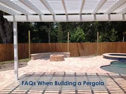 Faqs When Building A Pergola In Your