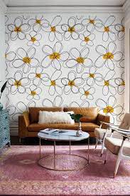 Abstract Daisy Selfadhesive Wallpaper