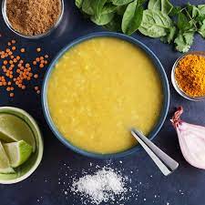 golden lentil rice soup p the plants