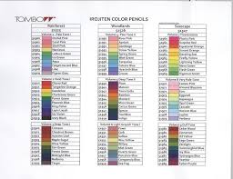 Tomboy Color Pencil Chart Color Pencil Art Colored