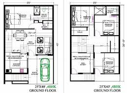 40 Duplex House Plan 25x40 2 Story Plans