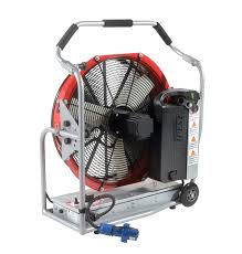 electric firefighting fan on swappable