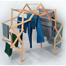 Handcrafted wooden clothes drying rack from the amish country of wisconsin. Large Wooden Drying Rack Off 72