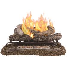 Vent Free Dual Fuel Gas Fireplace Logs