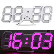 3d Led Digital Alarm Clock Time Date