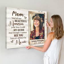 personalized memorial canvas for mom