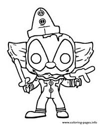 Stylized collectable stands 3 ¾ inches tall, perfect for any captain marvel fan! Funko Pop Marvel Deadpool Clown Coloring Pages Printable