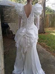 ❤️️ see more trends & collections ⤵ weddingdressesguide.com. Vintage 80s White Wedding Dress Bridal Gown 1691945138