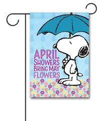 peanuts spring showers snoopy