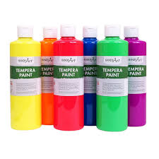 Fluorescent Tempera Paint Kit 6