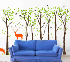 mix decor tree wall decal 7 trees