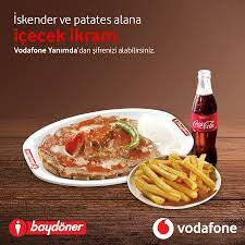 Baydöner - Vodafone'luların içecekleri Baydöner'den! Gel... | Fa