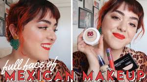 full face of mexican makeup