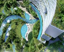 Vertical Jungle Resort Complex In China