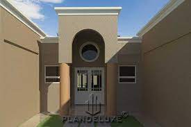 Modern U Shaped House Plan 4 Bedroom