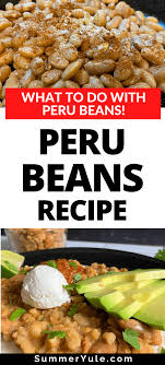 peruvian beans recipe aka canary peru