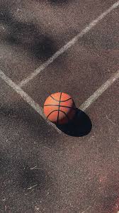 ball on court cool basketball