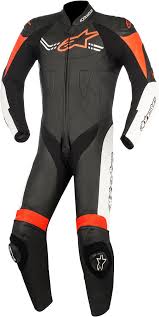 Details About Alpinestars Challenger Mens 1 Piece Leather Suit Black White Red