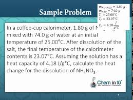 how to calculate enthalpy change using