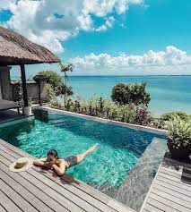 luxury beachfront private pool villas