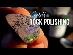 polishing rocks by hand you