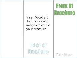 Brochure For Google Docs Printable Tri Fold Brochure Template Google