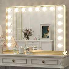 dimmable lighted mirror