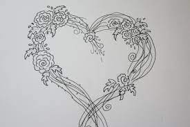 Free for commercial use no attribution required high quality images. Amazing Easy Rose Drawing With A Heart Drawing Tutorial Roses Drawing Flower Drawing Flower Drawing Tutorials