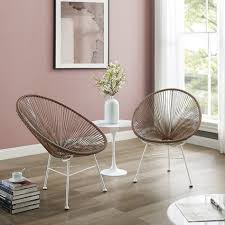 Sarcelles Acapulco Modern Wicker Chairs