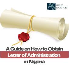obtain letter of administration