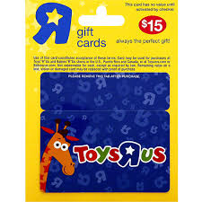 toys r us gift card 15 gift cards