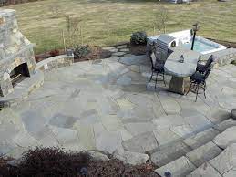 Flagstone On Concrete Base Irwin Stone