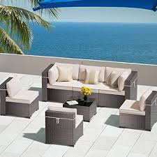 alaulm 7 piece patio furniture sets