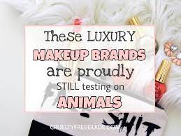 luxury makeup brands testing on s