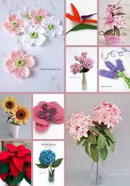 See more ideas about flower images, planting flowers, flower art. Crochet Realistic Flower Collection Goldenlucycrafts