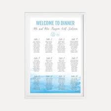 Beach Wave Wedding Seating Chart Sign Template Template Seating Chart Seating Plan Printable Wedding Seating Plan Pdf Sign