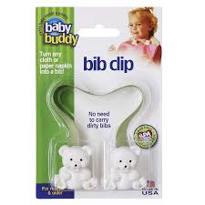 baby buddy baby bib clip turns any