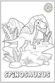 The spinosaurus is considered the largest meat eating dinosaur ever. Free Spinosaurus Coloring Pages